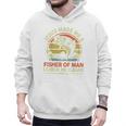 Jesus Made Fisher Man Christian Fishing Bass Fish Dad Men Hoodie