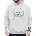 Line Art Dad Mom Dog Bichon Frise Men Hoodie Line Art Dad Mom Dog Bichon Frise Men Hoodie