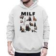 MILF Man I Love Ferrets Ferret Mom Dad Ferret Owner Men Hoodie