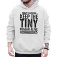 New Dad Est Keep Tiny Human Alive First Time Father's Day Men Hoodie