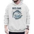 Reel Cool Grandpa Fishing Dad Father's Day Fisherman Men Hoodie