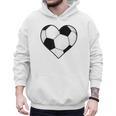 Soccer Ball Heart Idea For Mom Dad Kids T-Shirt Men Hoodie