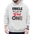 Uncle Of The Fast One Car Racing Dad 1St Birthday Boy Men Hoodie