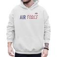 US Flag Proud Air Force Dad Men Hoodie