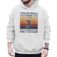 Volleyball Dad Like A Normal Dad Only Cooler Vintage Men Hoodie