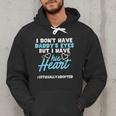 Adoption Announcement Day Dad Heart Small Men Hoodie