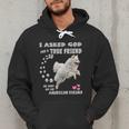 American Eskimo Dog Mom Eskie Dad Art Eskie Lover Quote Men Hoodie