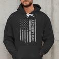 Archery Dad America US Flag Patriot Vintage Archer Men Hoodie