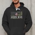 Army Dad With American Flag Camo For Veteran Day Women Kids Men Men Hoodie