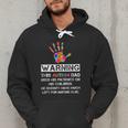 Autism Awareness Warning This Autism Dad T-Shirt Men Hoodie