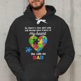 Autism Dad Of Autism Daughter Daddy Shirts Autistic Support Men Hoodie