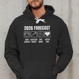 Baby Coming Soon 2026 Forecast Baby Shower New Dad Mom Men Hoodie