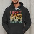 Baby Twins For Pregnant Mum Dad Men Hoodie