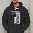 ON Back Awesome Like My Daughter Men Fathers Day Dad Men Hoodie