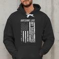 ON Back Awesome Like My Daughters Men Fathers Day Dad Men Hoodie