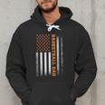 Basketball Dad USA US Flag Basketball Men Men Hoodie