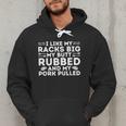 BBQ Barbecue Grilling Butt Rubbed Pork Pulled Pitmaster Dad Men Hoodie