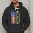 Best Dad Ever US American Flag For Father's Day Men Men Hoodie