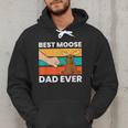 Best Moose Dad Ever Moose Men Hoodie