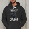 Best Pug Dad Ever Fathers Day Cute Daddy Dad Pug Men Hoodie
