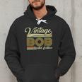 Bob Name Vintage Bob Father's Day Dad Bob Men Hoodie