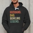 Bowler Husband Dad Bowling Legend Father's Day Men Hoodie
