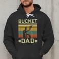 Bucket Dad Softball Dad Baseball Coach Father's Day Men Hoodie