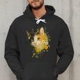Calico Cat With Flowers For Mom Dad Women Men Kids Botanical Men Hoodie Calico Cat With Flowers For Mom Dad Women Men Kids Botanical Men Hoodie