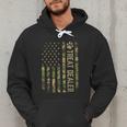 Camo Cat Treat Dealer American Flag US Cat Dad 4th Of July For Men Women Men Hoodie