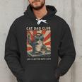 Cat Dad Club Life Is Better With Cats Cat Dad Cat Men Hoodie