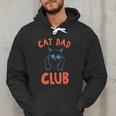 Cat Dad Club Life Is Better With Cats Retro Cat Dad Men Hoodie