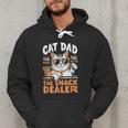 Cat Dad The Man The Myth The Snack Dealer Men Hoodie