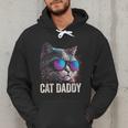 Cat Daddy Shirt Cat Sunglasses Cool Cat Dad Men Father Men Hoodie