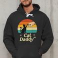Cat Daddy Vintage Cat Lover Cat Dad Fathers Day Men Hoodie Cat Daddy Vintage Cat Lover Cat Dad Fathers Day Men Hoodie