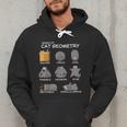 Cat Geometry Math Cat For Cat Dad Cat Mom Kids Men Hoodie