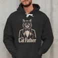 Cat Lover The CatFather Cat Dad Men Hoodie