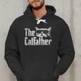 The Catfather Cat Dad Fathers Day Vintage Father's Day Men Hoodie