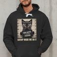 Catnip Made Me Do It Mugshot For Cat Lover Cat Mom Cat Dad Men Hoodie