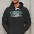 Cheer Dad My Favorite Cheerleader Calls Me Dad Teal Blue Men Hoodie