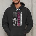 Cheer Dad Flag Pink Cheerleading Men Hoodie Cheer Dad Flag Pink Cheerleading Men Hoodie