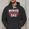 Cheer Stepdad Bonus Cheer Dad Red Men Hoodie