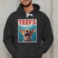 Chihuahua Teefs Top Teeth Chi Jowls Paws Dog Mom Dad Men Hoodie