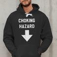 Choking Hazard Adult Dad Joke Men Hoodie