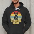 Chorkie Dad Retro Sunset Chihuahua Yorkie Mix Lover Men Hoodie