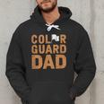 Color Guard Dad Flag Flipping Father Men Hoodie