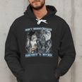 Cool Alpha Wolf Meme Don't Worry Kitten Daddy's Here Men Hoodie
