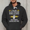 Cool Electrician For Men Dad Professional Electrician Men Hoodie