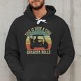 This Is How A Cool Grandpa Rolls Vintage Golf Dad Grandpa Men Hoodie
