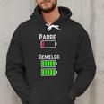 Cufflinks Battery Filled Tired Dad Low Battery Charge Men Hoodie