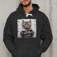 Cute Cat Mugshot Humorous Cat For Cats Lover Cat Mom Cat Dad Men Hoodie Cute Cat Mugshot Humorous Cat For Cats Lover Cat Mom Cat Dad Men Hoodie